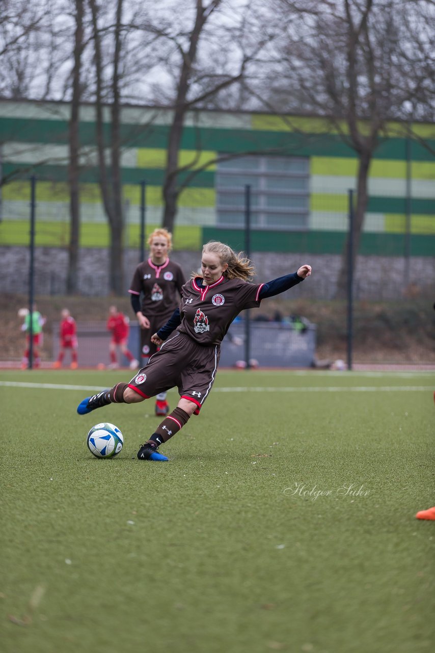 Bild 344 - B-Juniorinnen Walddoerfer - St.Pauli : Ergebnis: 4:1